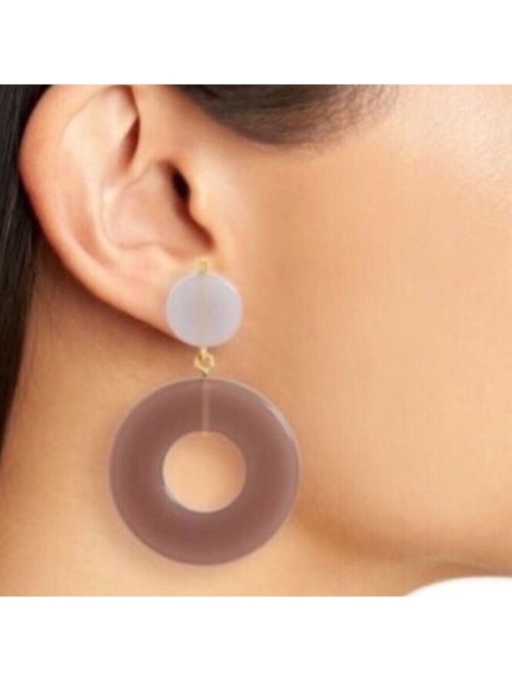 Madewell Circle Statement Earrings - Picture 3 of 4